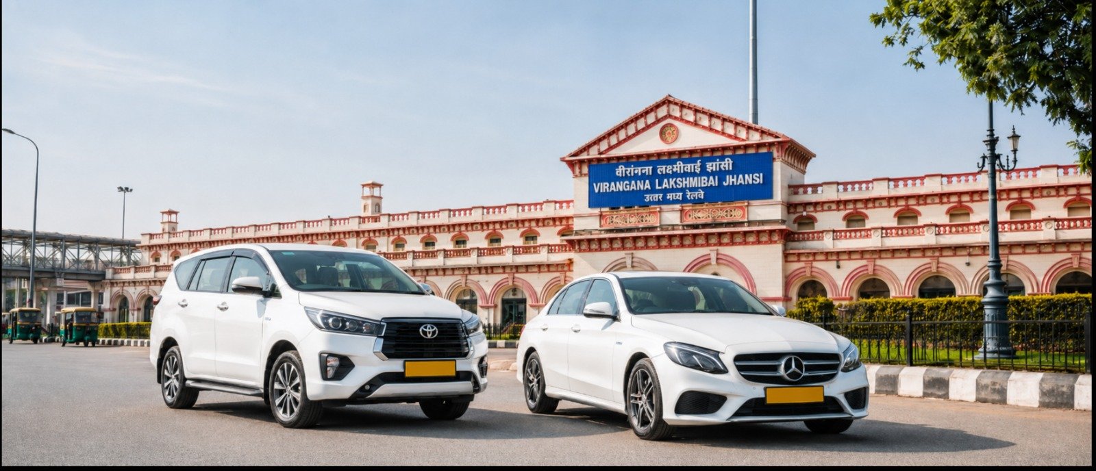 Layva cars at Jhansi railway station